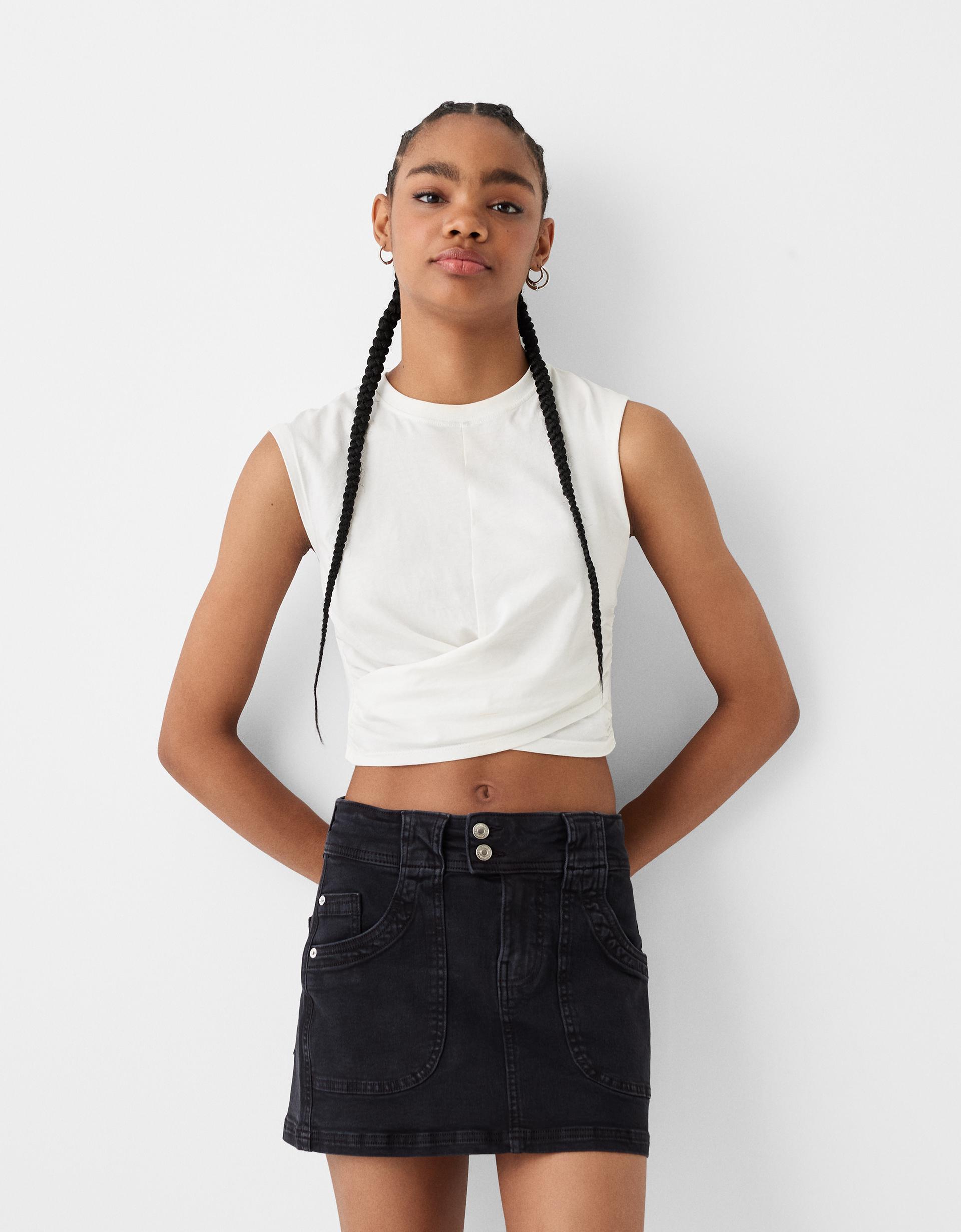 TWILL MINI - Skirt - Skirts - BSK Teen | Bershka