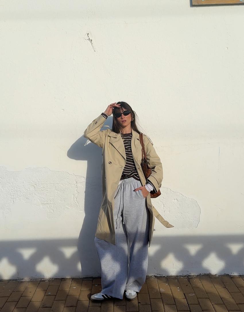 Trench coat-Camel