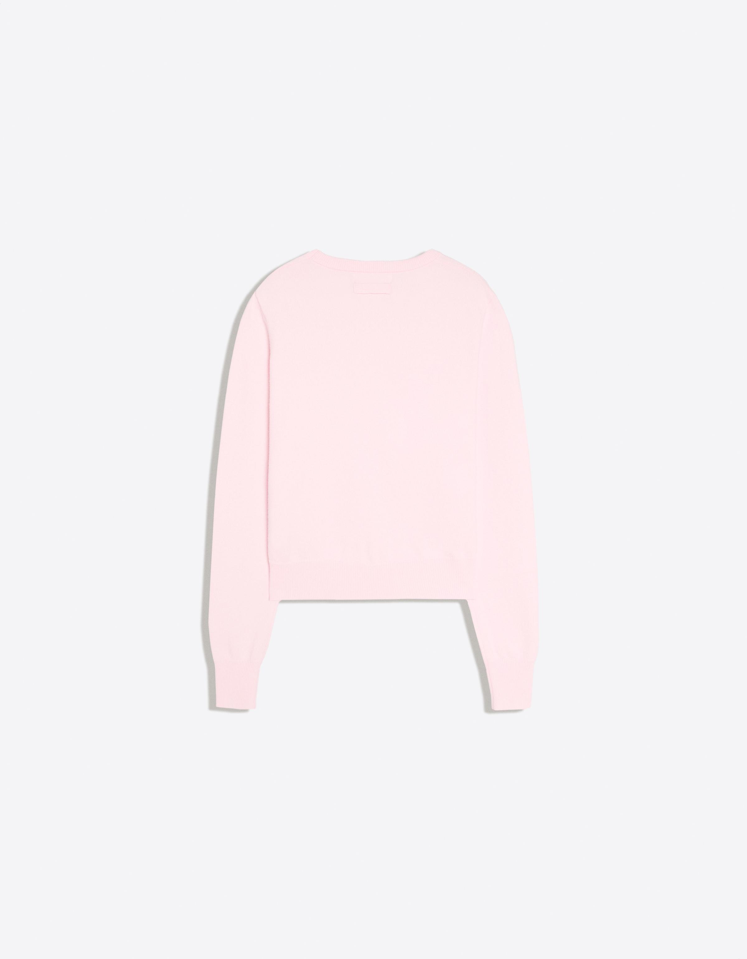Round neck jumper — Pink