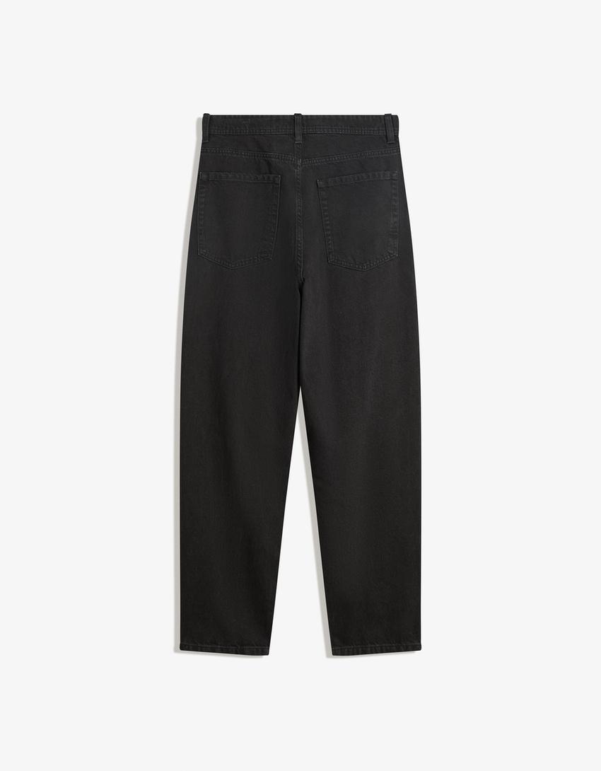 Jeans loose fit-Noir-5