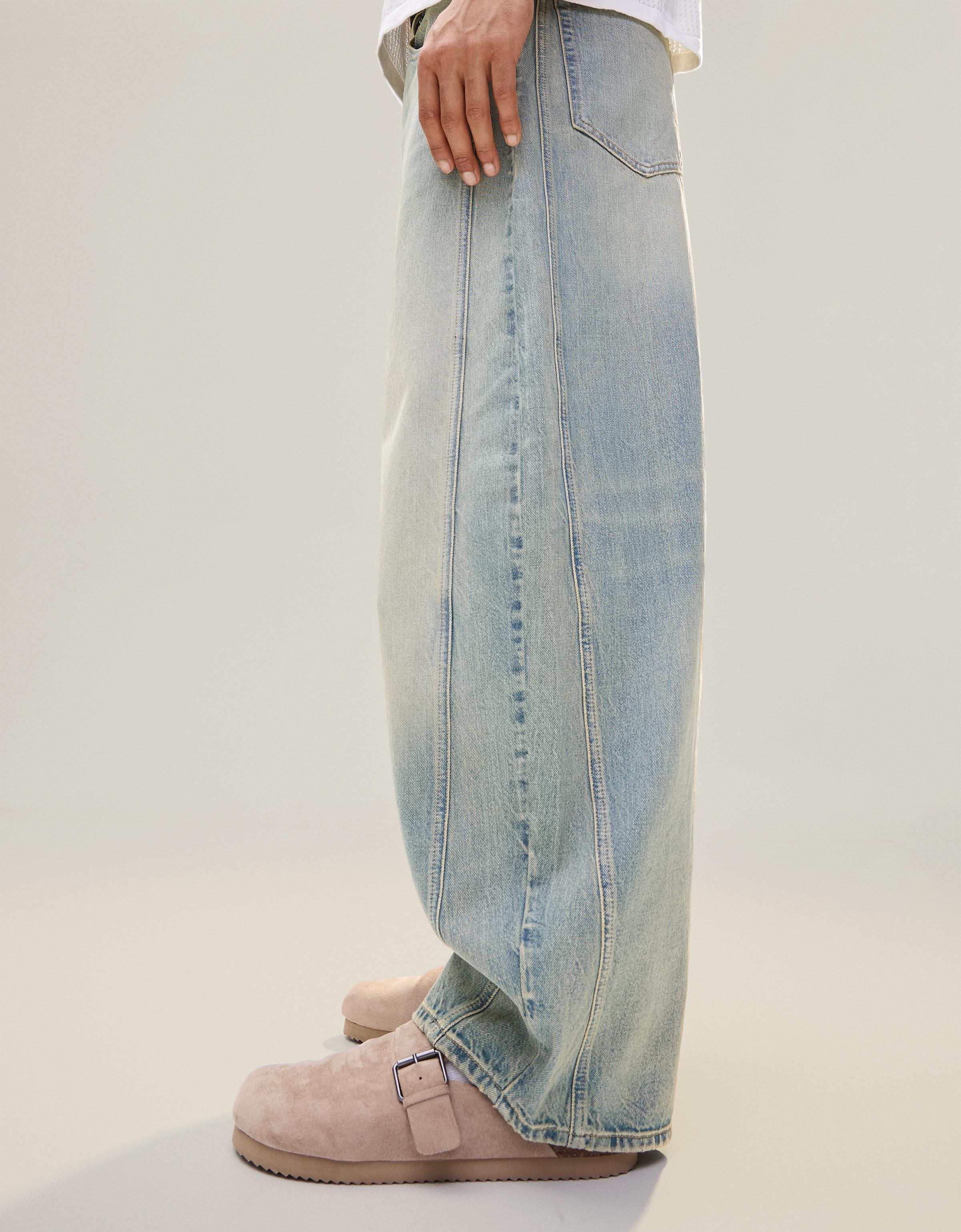 Barrel leg jeans — Light blue
