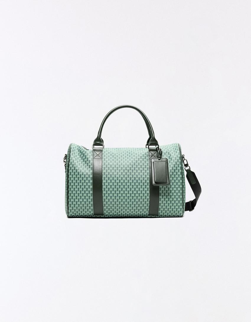 Monogram travel bag-Green