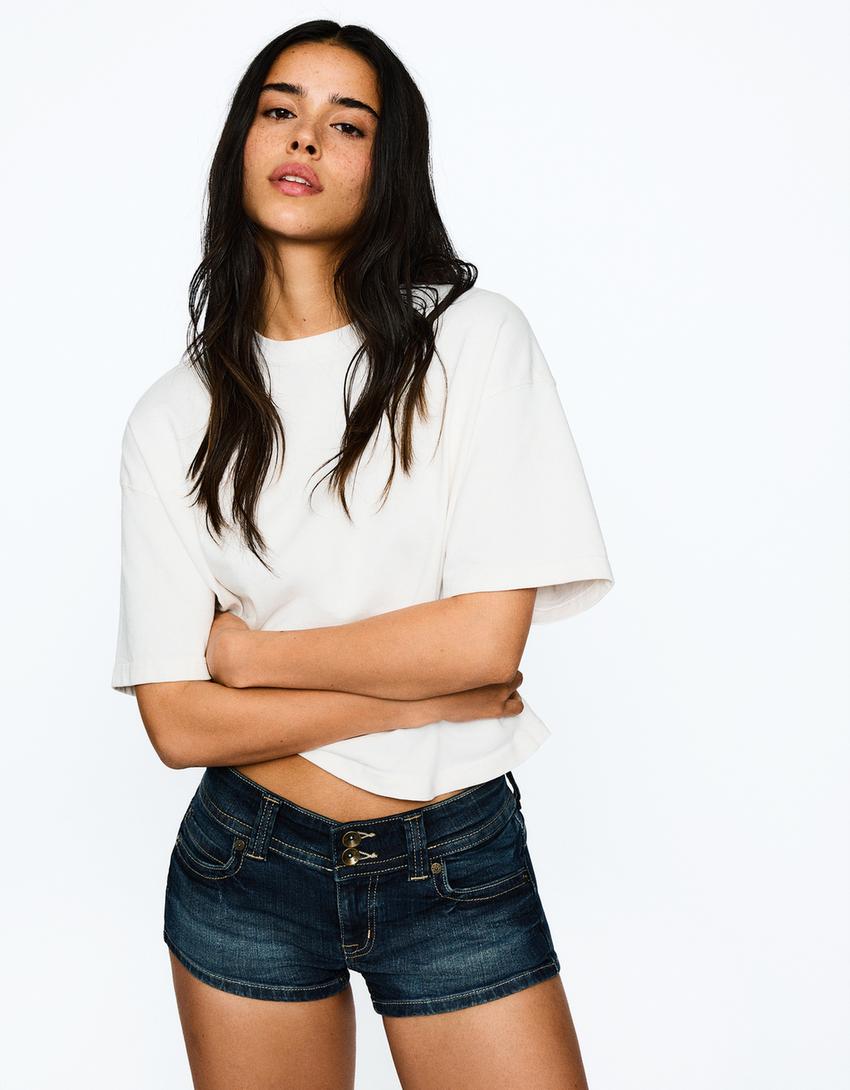 Short mini denim-Azul
