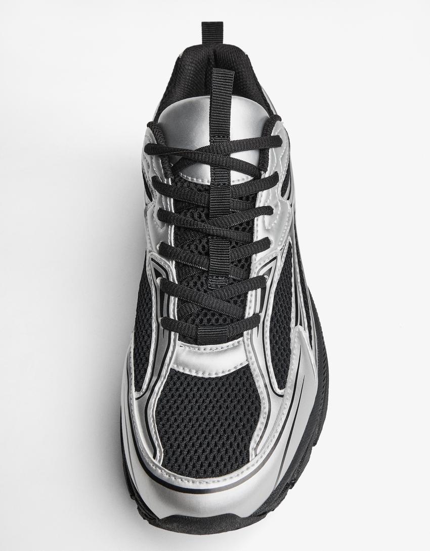 Multi-piece trainers-Multicolored