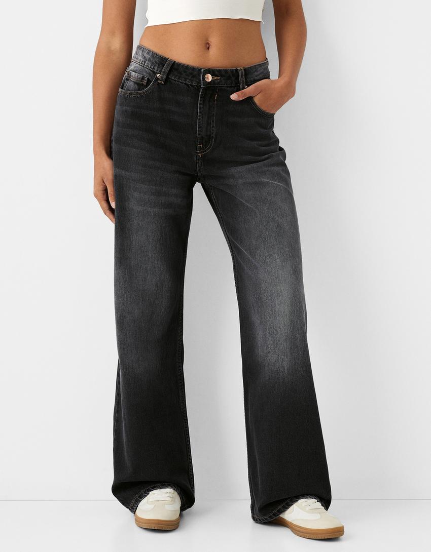 Jeans baggy-Negro