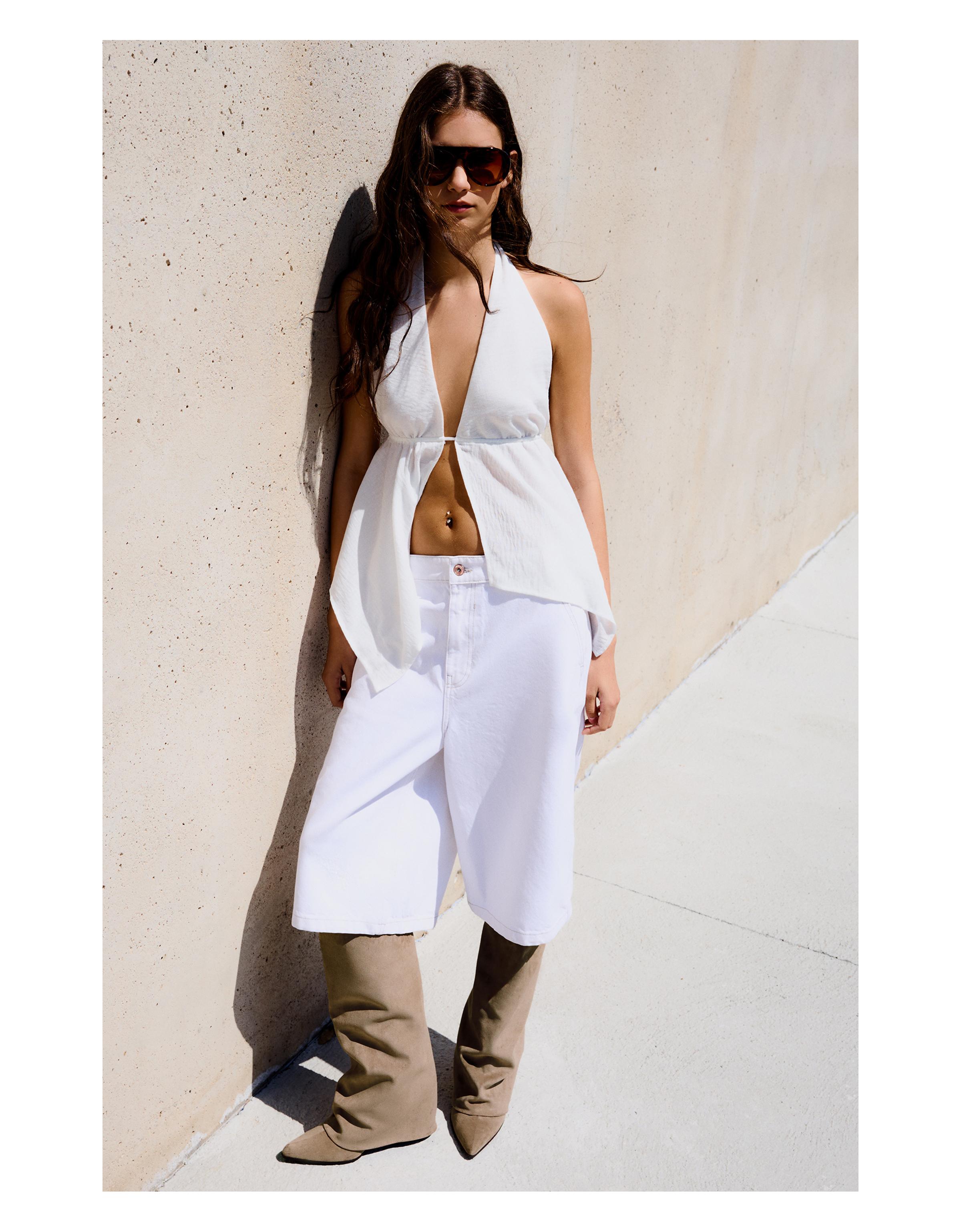 Trouser heeled boots — Tan