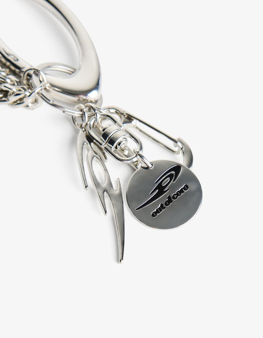 Porte-clés hors gamme-Argent