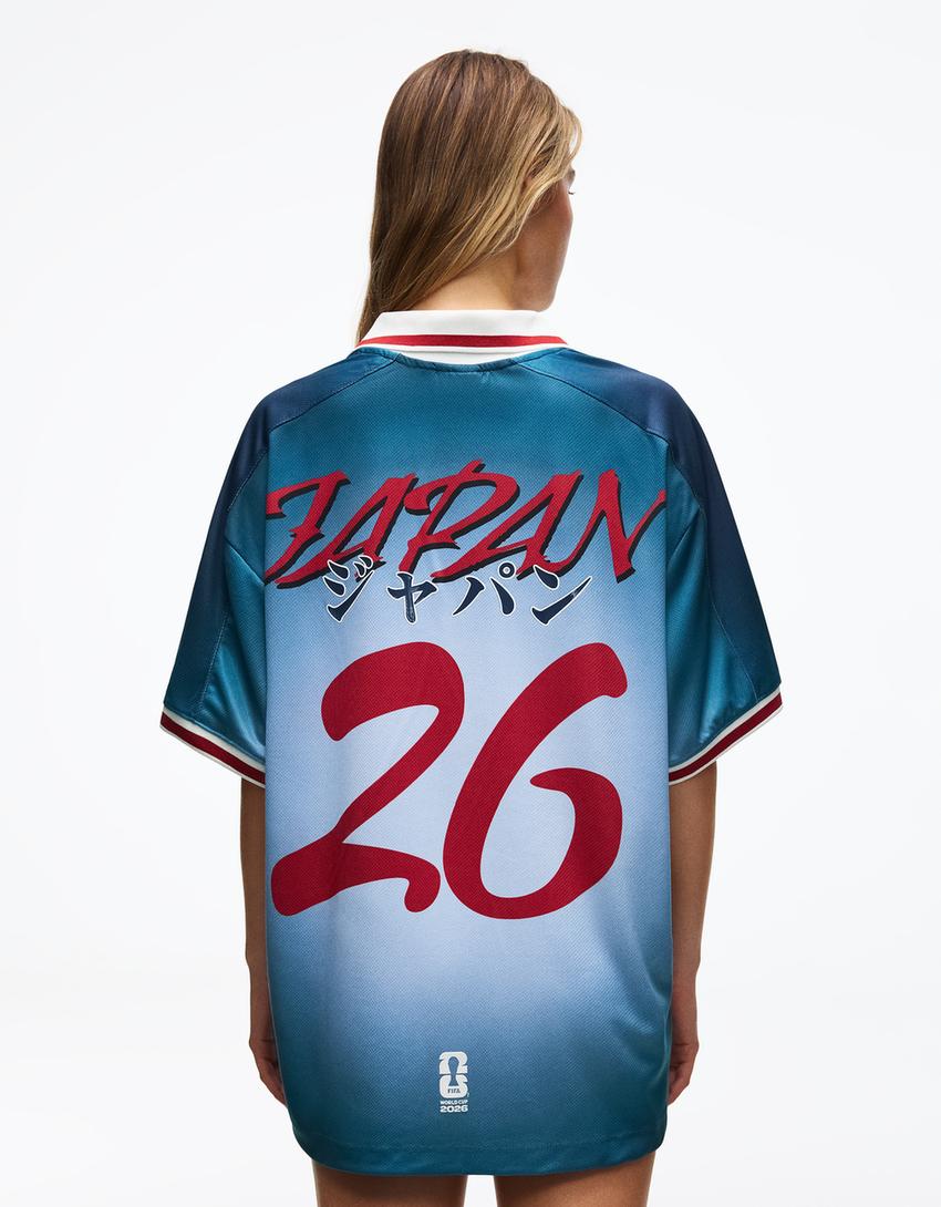 FIFA WORLD CUP™ Japan oversize polo shirt-Blue