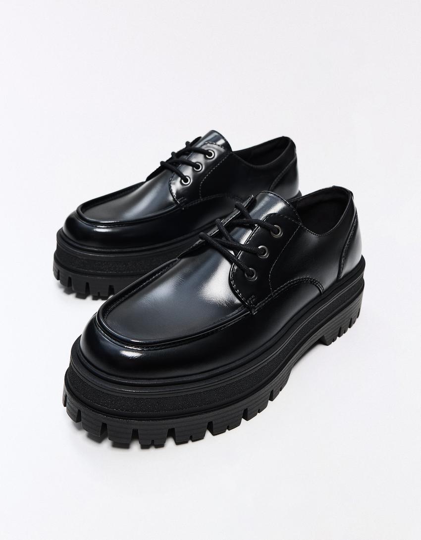 Zapato vestir bordón-Negro