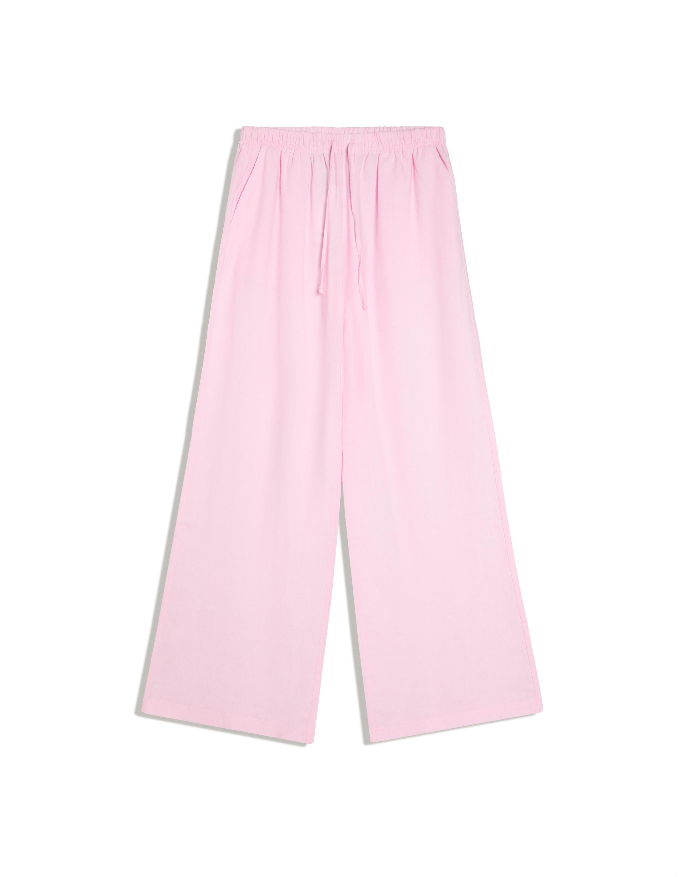 Elasticated waist trousers — Pink