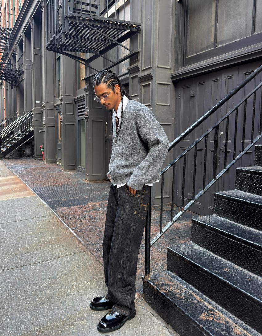 Jean super baggy-Noir