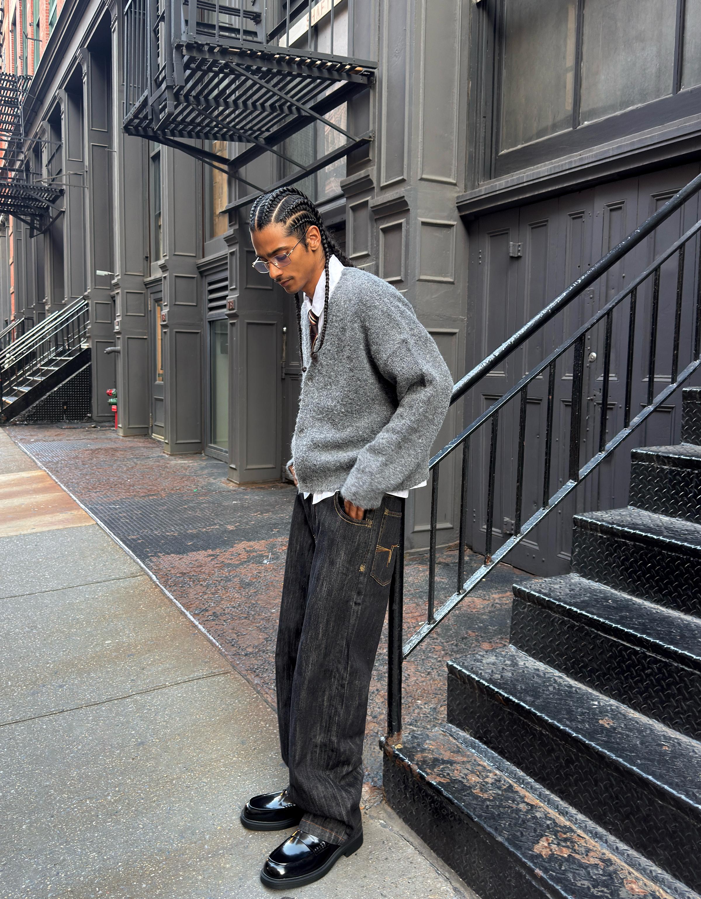 Thumbnail - Bershka Super Baggy Jeans Herren 42 Schwarz