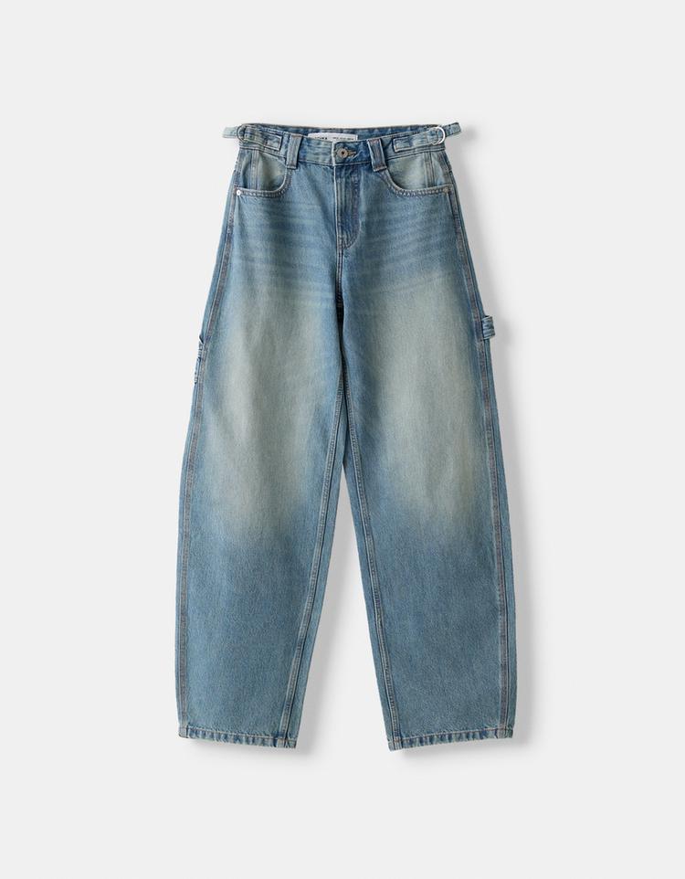Jeans balloon carpenter ajustable