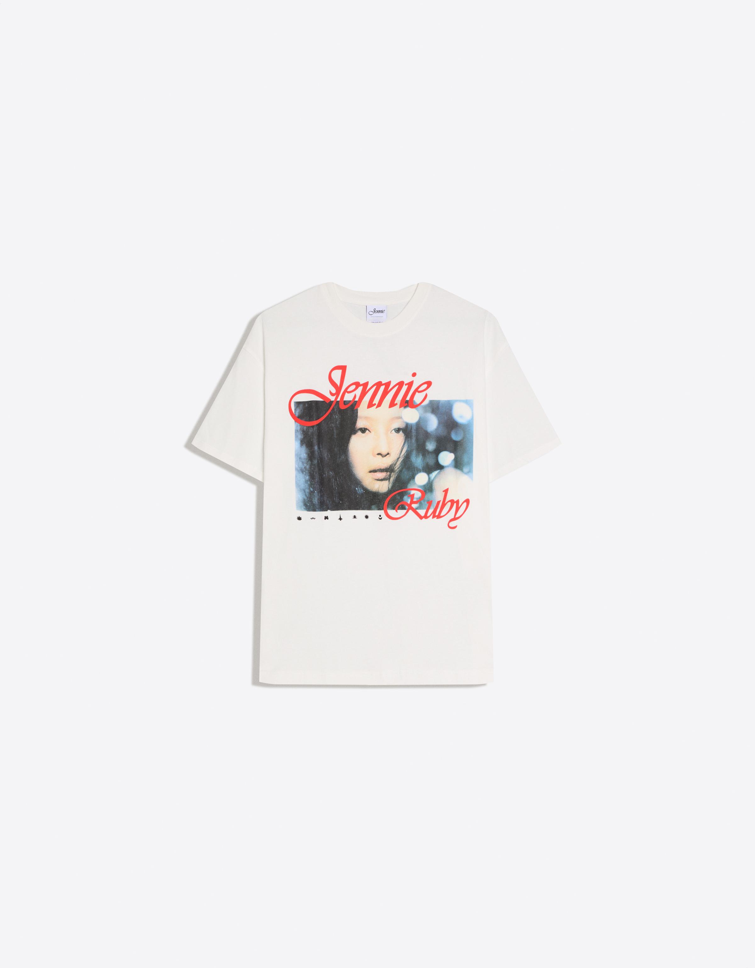 Jennie Ruby oversize short sleeve print T-shirt