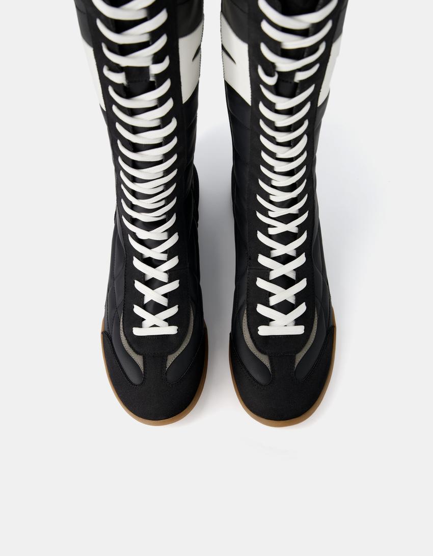 Sneakers montantes boxeuses-Noir-3