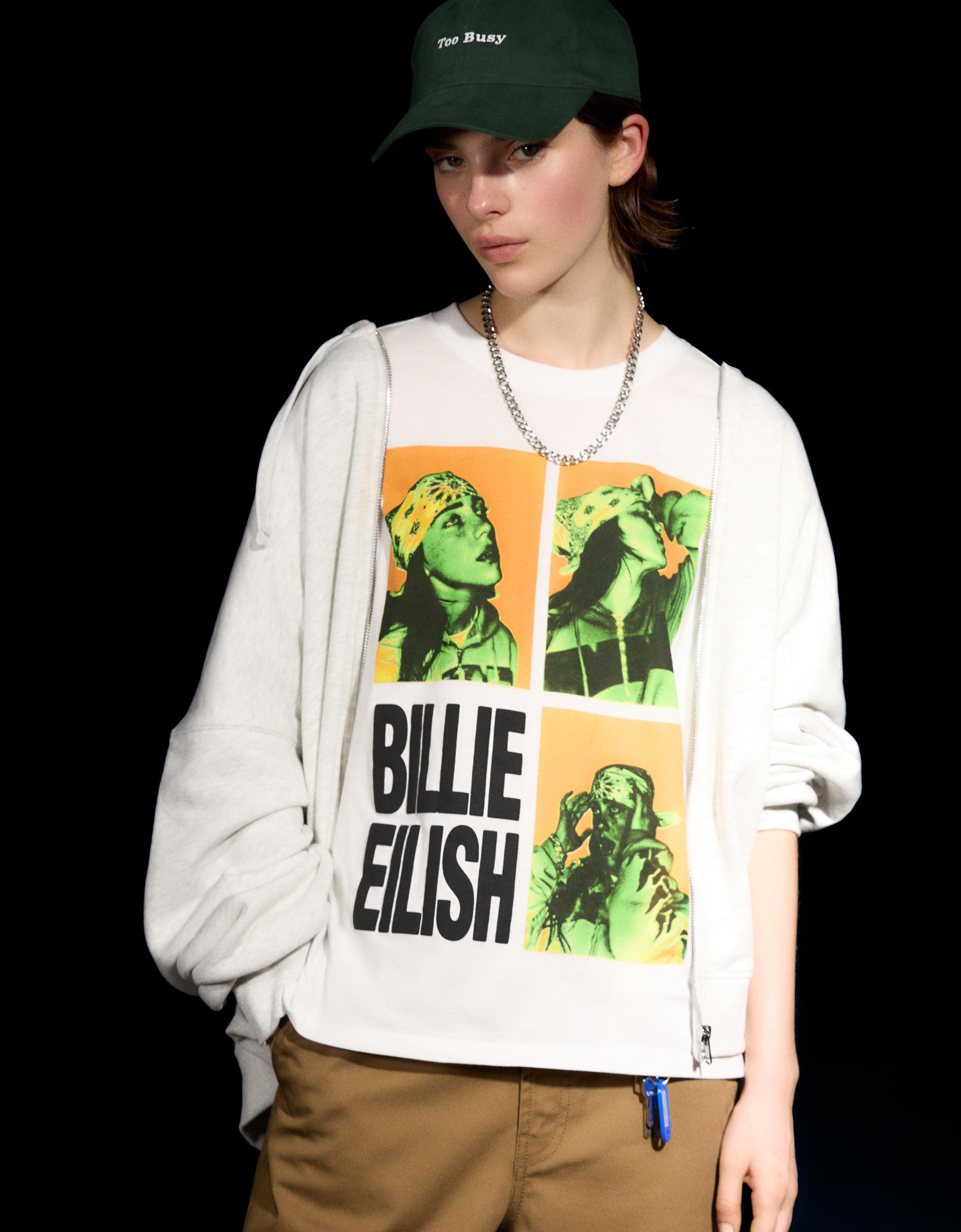 Short sleeve print T-shirt - Billie Eilish on tour - BSK