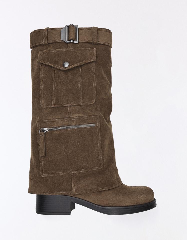 Düz tabanlı cepli bot