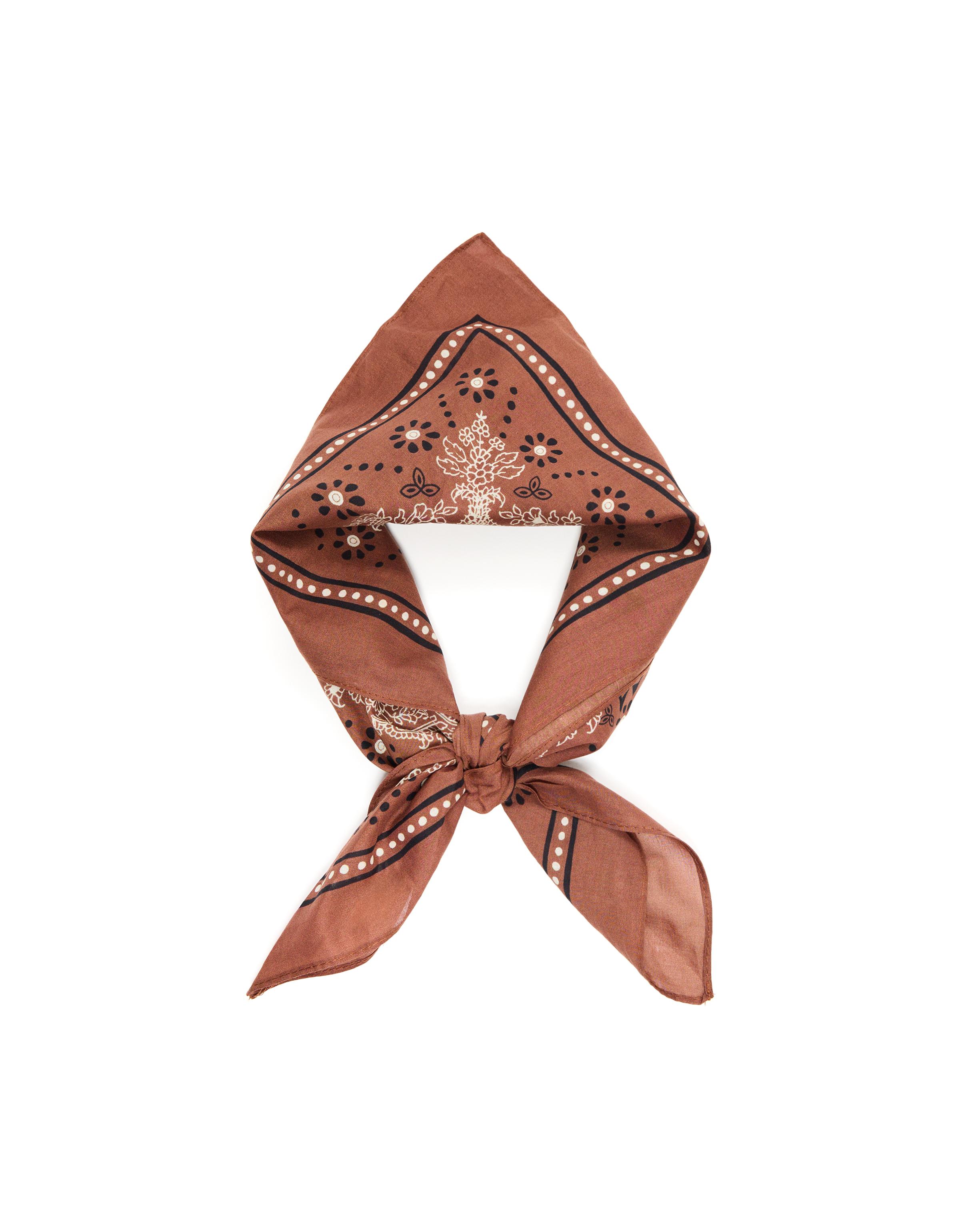 Classic printed bandana — Brown