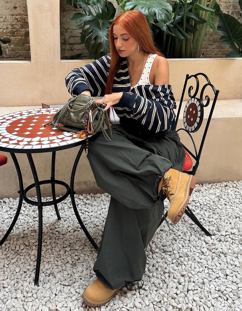 Mini bowling bag-Khaki