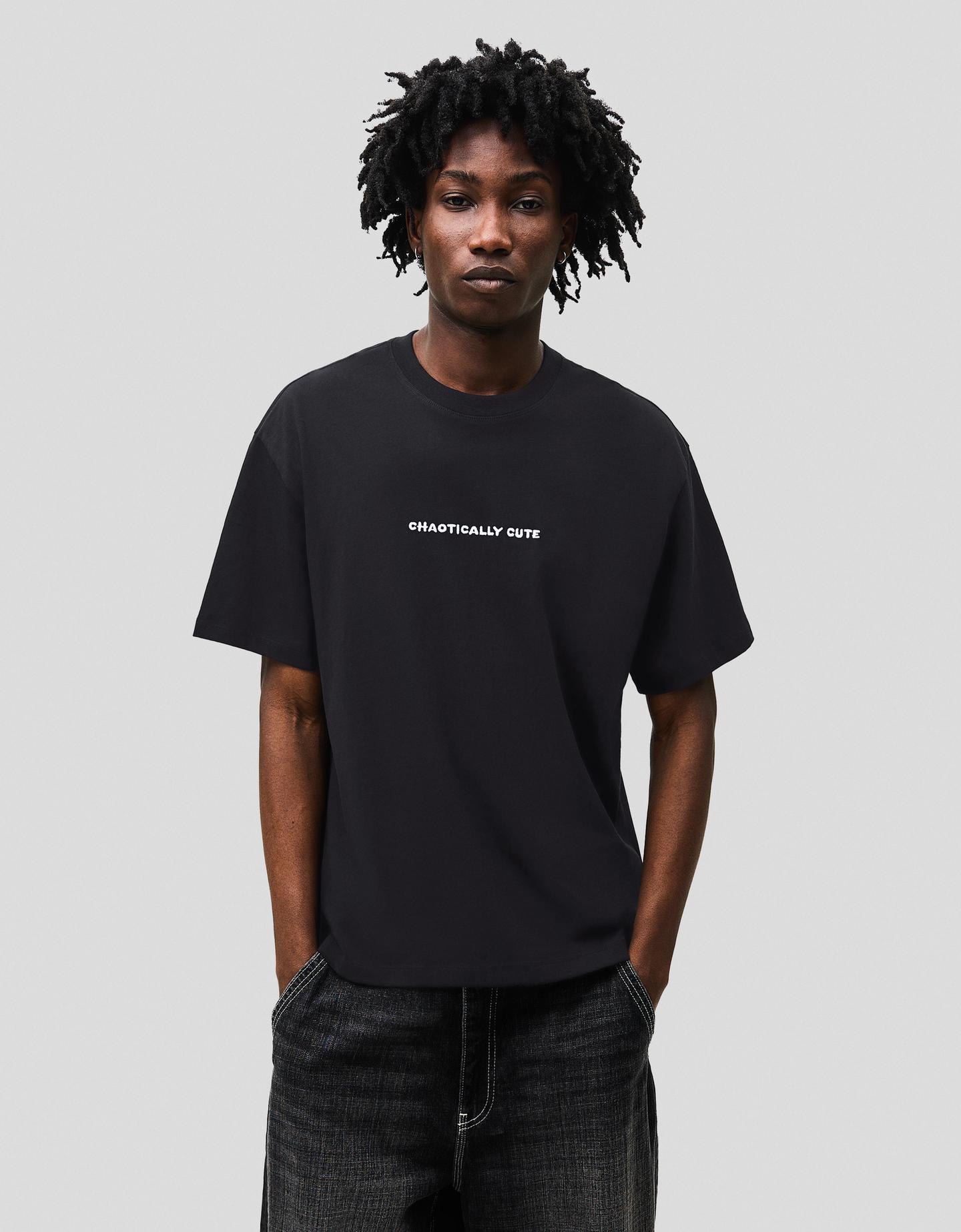 Bershka Maglietta Fugglers A Maniche Corte Stampata Uomo Xs Nero