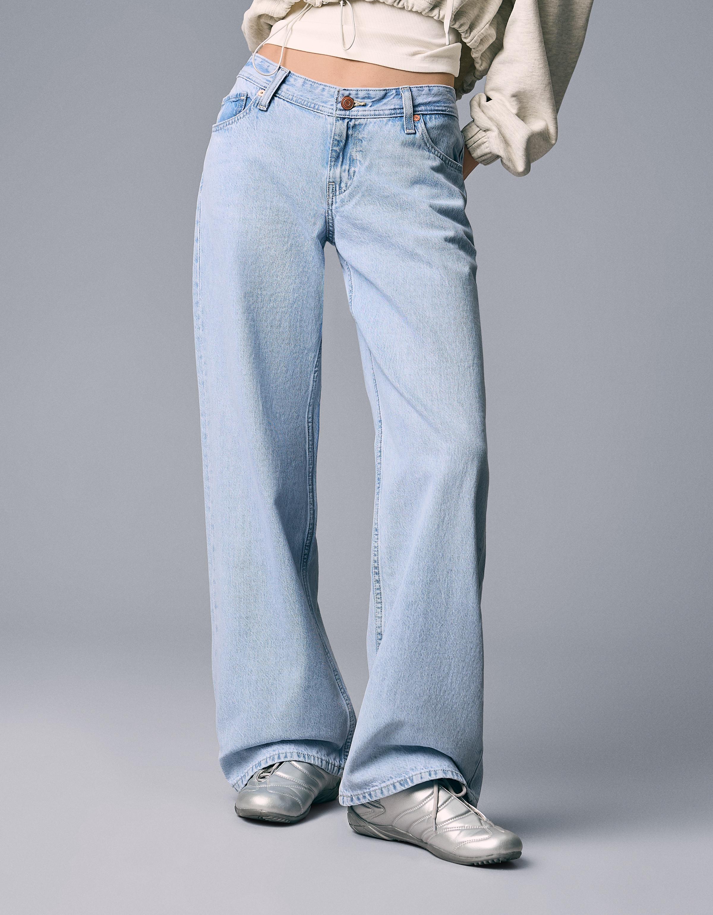 straight fit düşük bel jean - Görsel 60