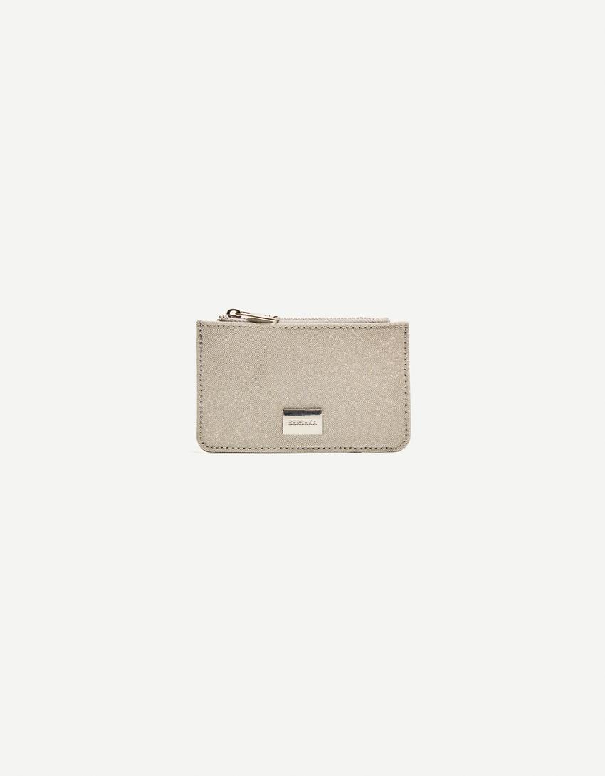 Shiny card holder-Silver