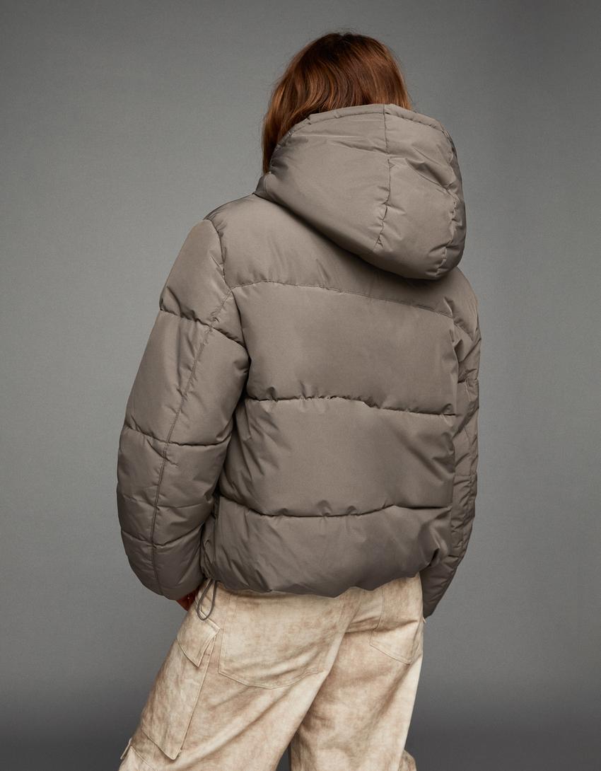 Cazadora puffy water resistant,windproof & thermal insulation-Kaki