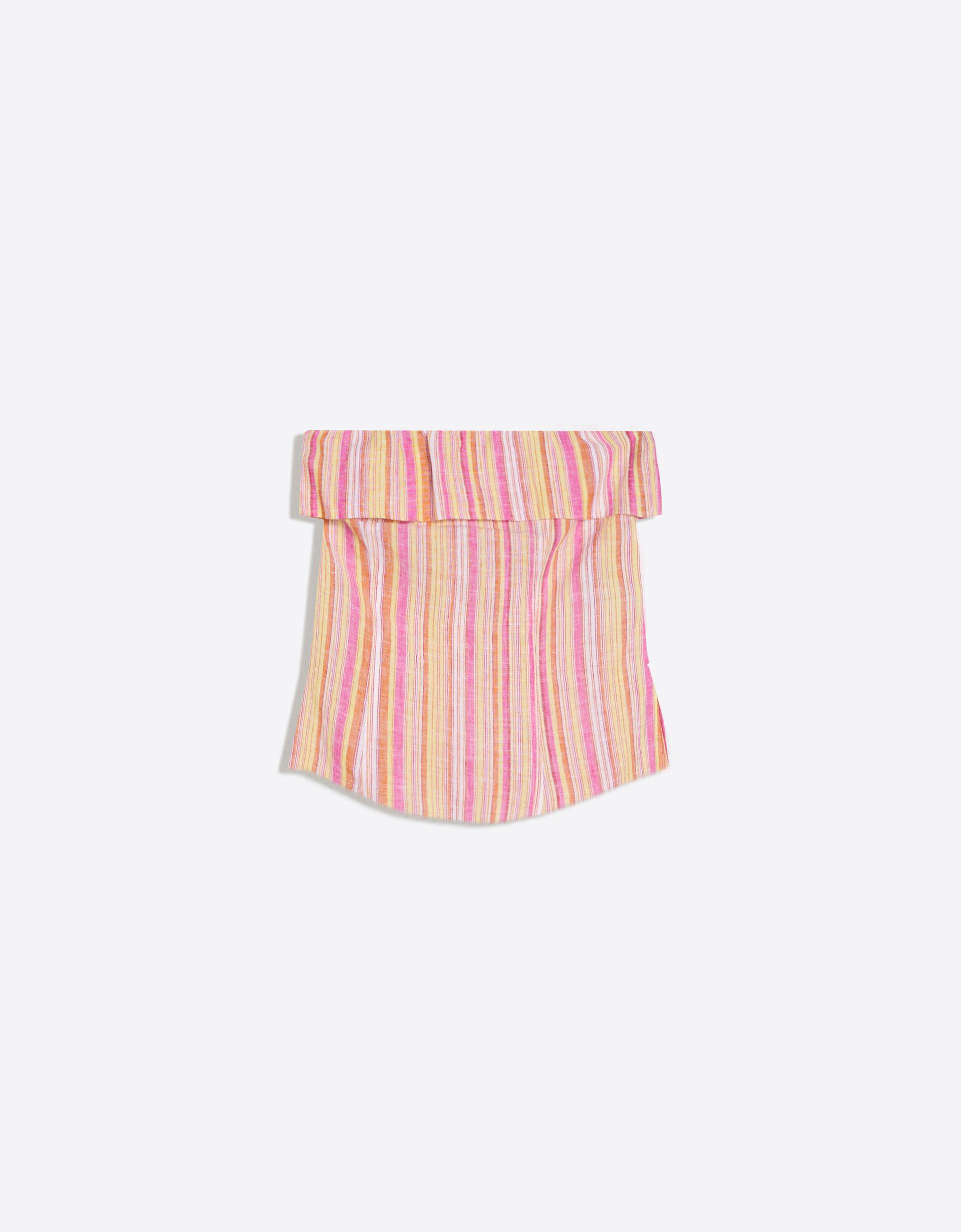 Rest Day Polish — Striped bandeau top