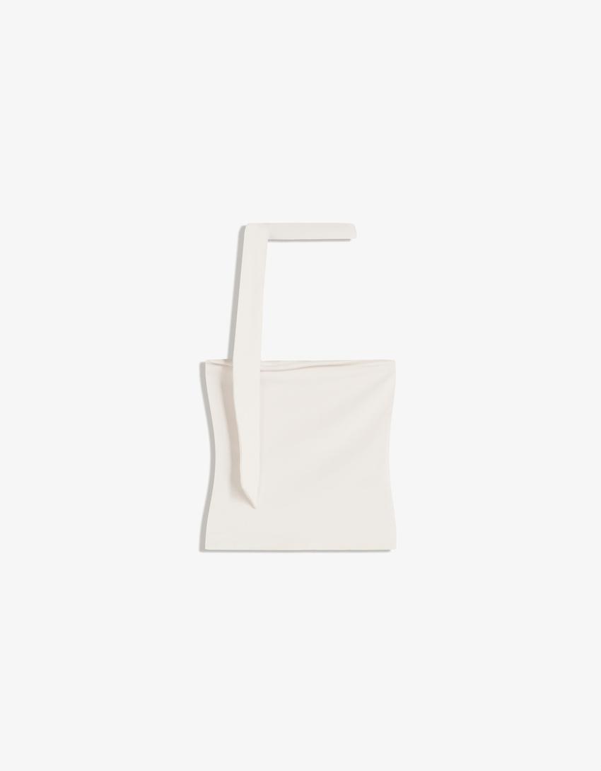 Haut bandeau foulard-Écru