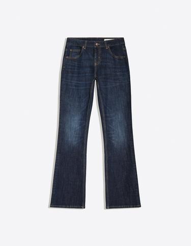 Low-rise slim fit boot-cut jeans — Blue 5