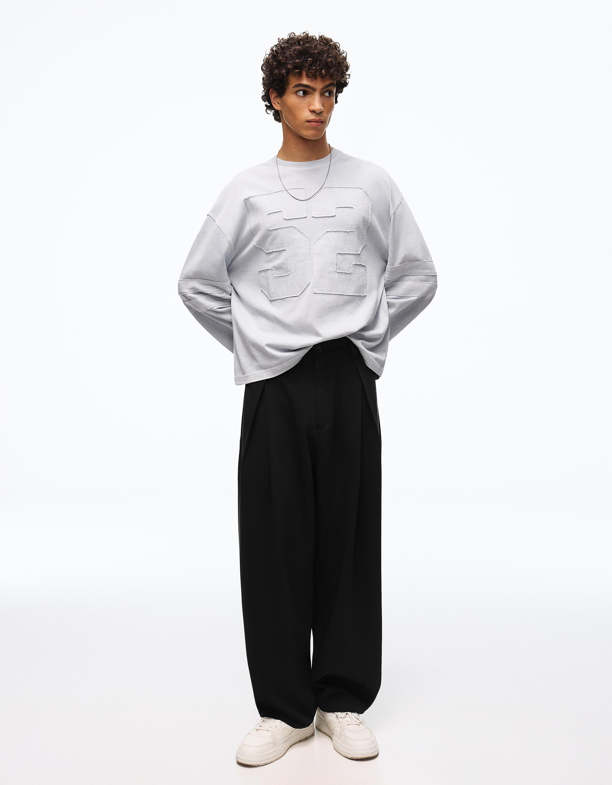 Pleated baggy pants - Men | Bershka