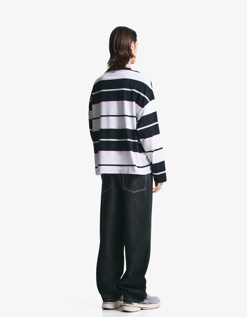 Jean loose baggy-Noir-1