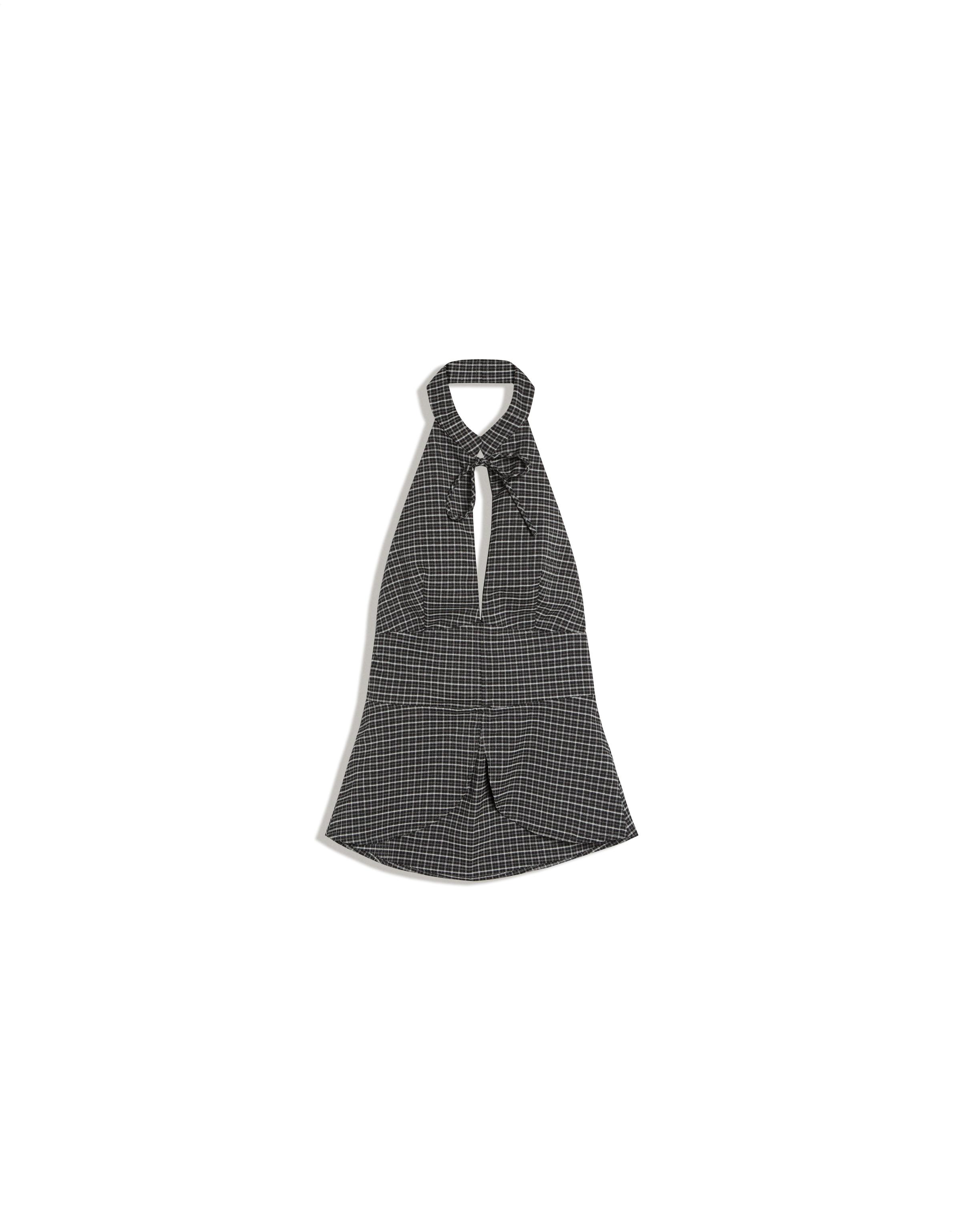 Halter neck top — Dark grey