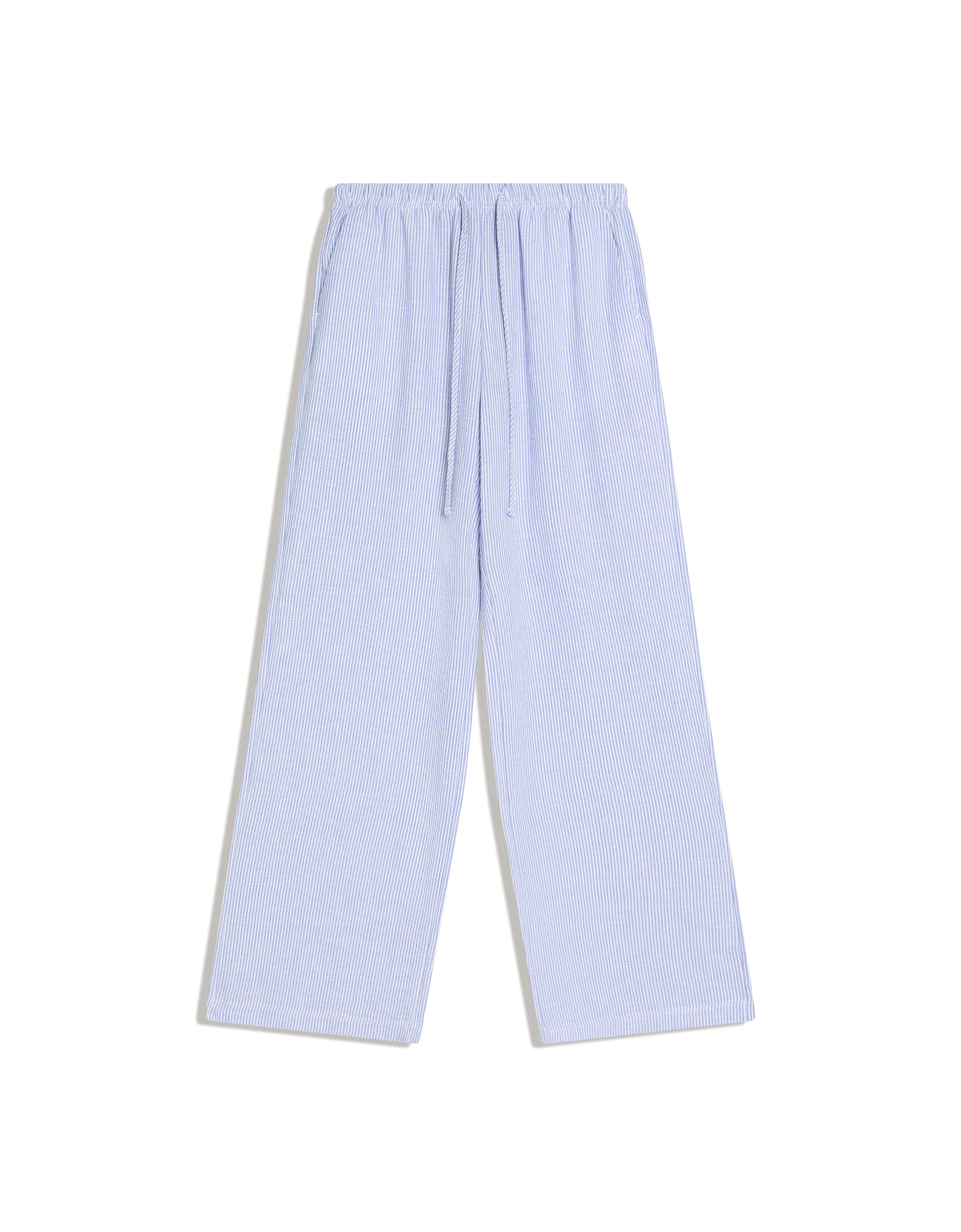 Elasticated waist trousers — Navy