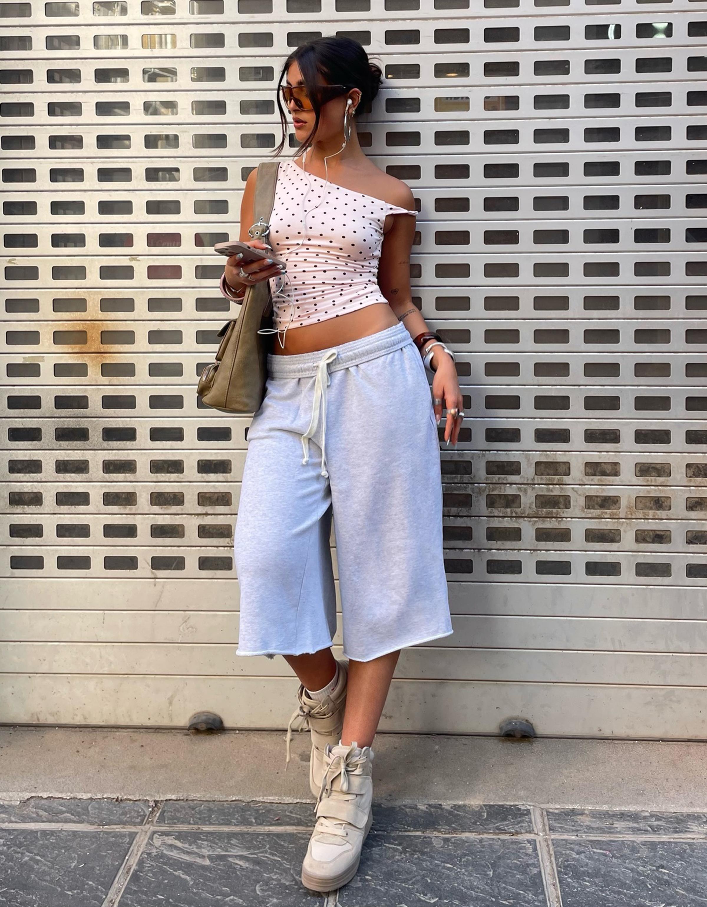 Bershka Şardonlu bermuda görsel 6