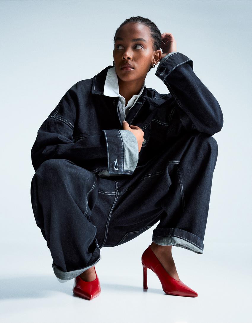 Sapato de salto alto-Vermelho