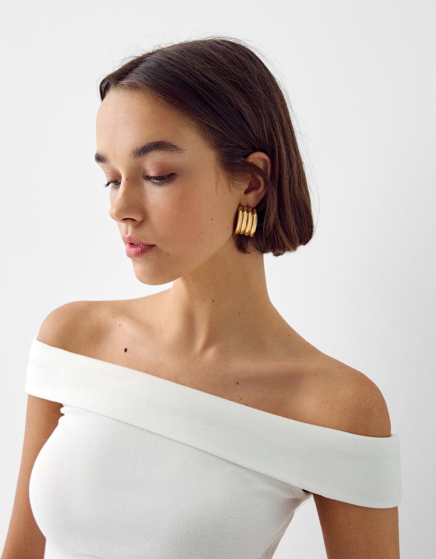 Boucles d’oreilles Signature Edition-Or-3