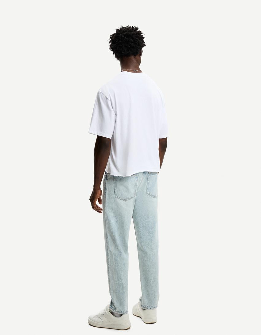 Straight fit jeans-Light blue-2