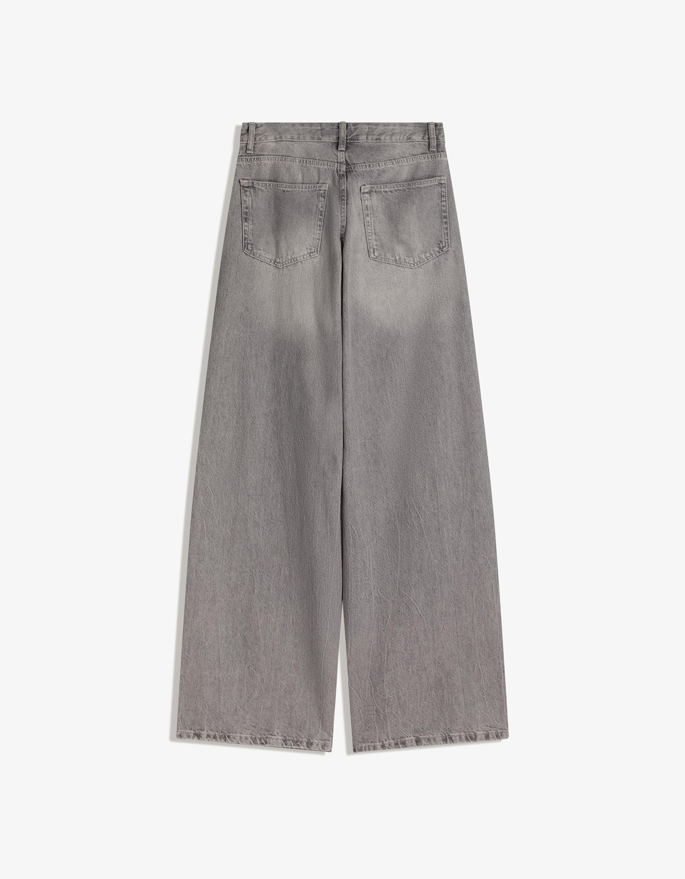 Düşük bel geniş paça jean - Görsel 48