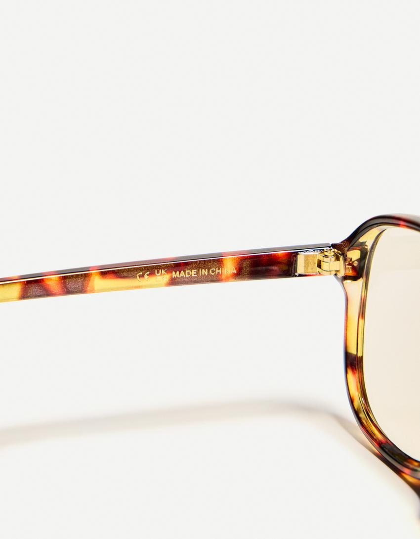 Resine bril met blauw lichtfilter-Bruin