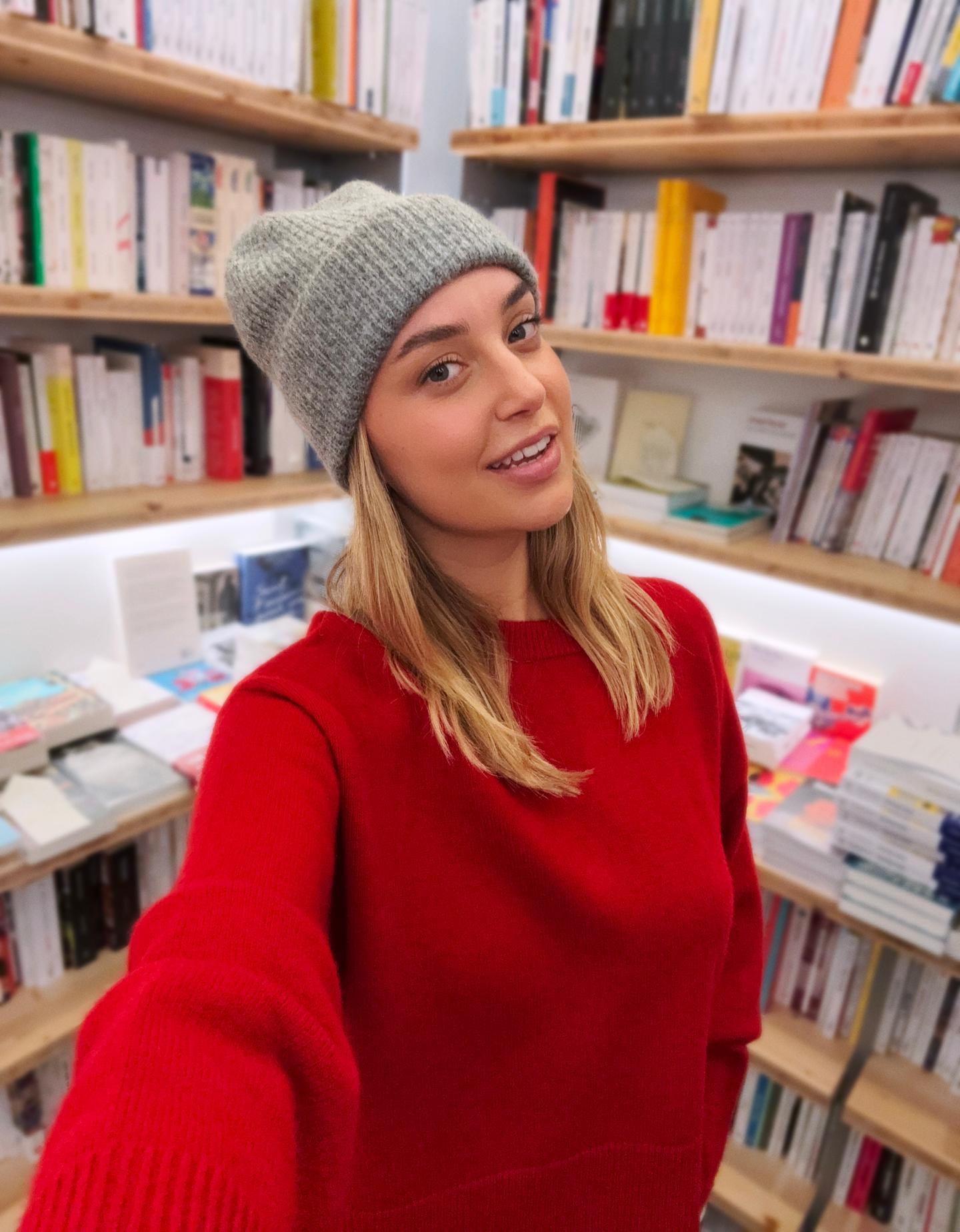 Bershka czapka beanie basic szary