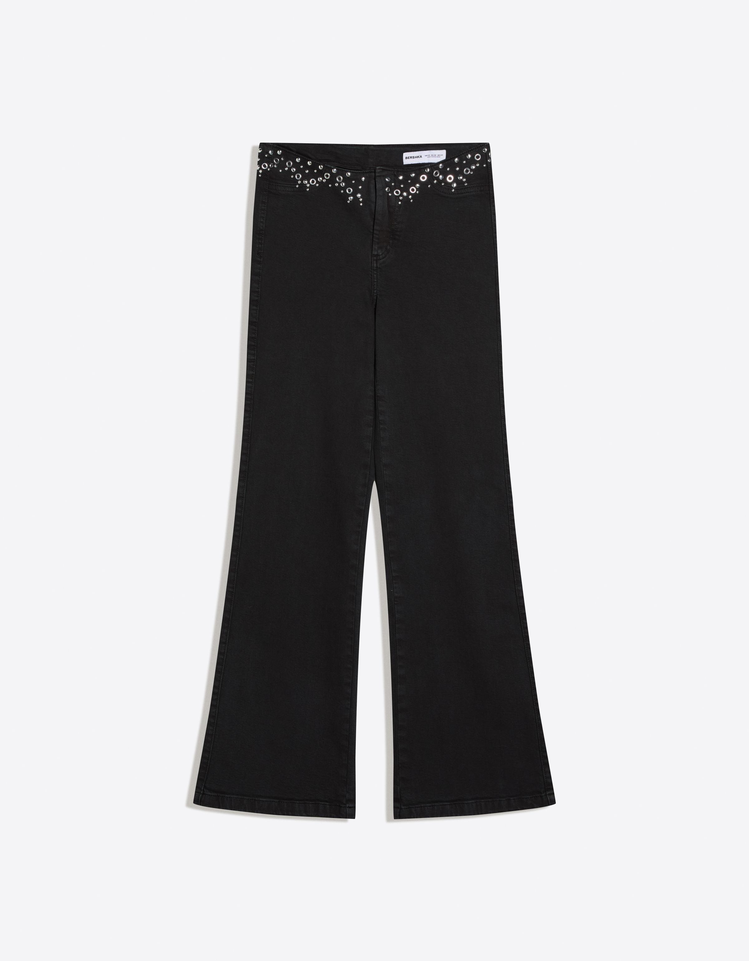 Studded waist trousers
