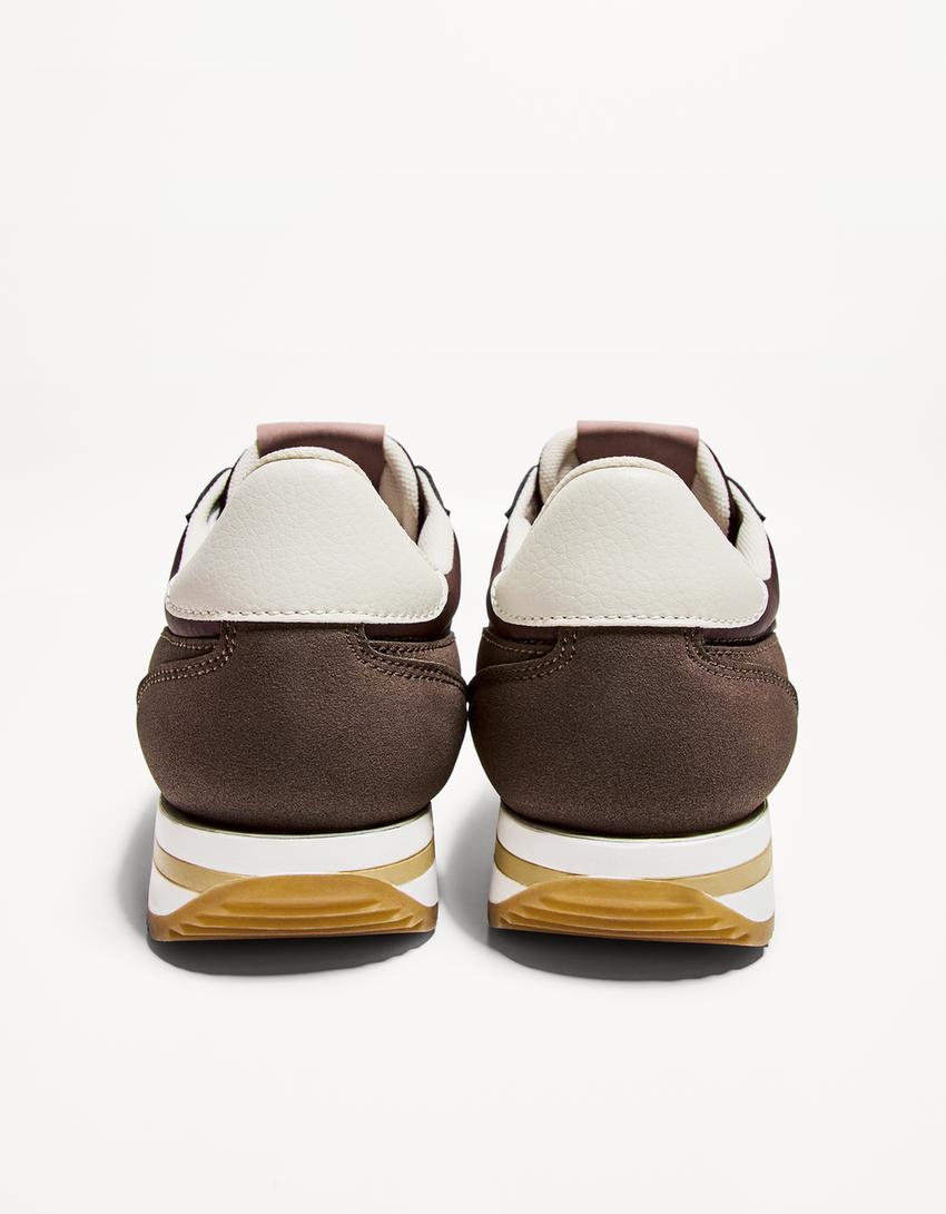 Baskets rétro-Marron