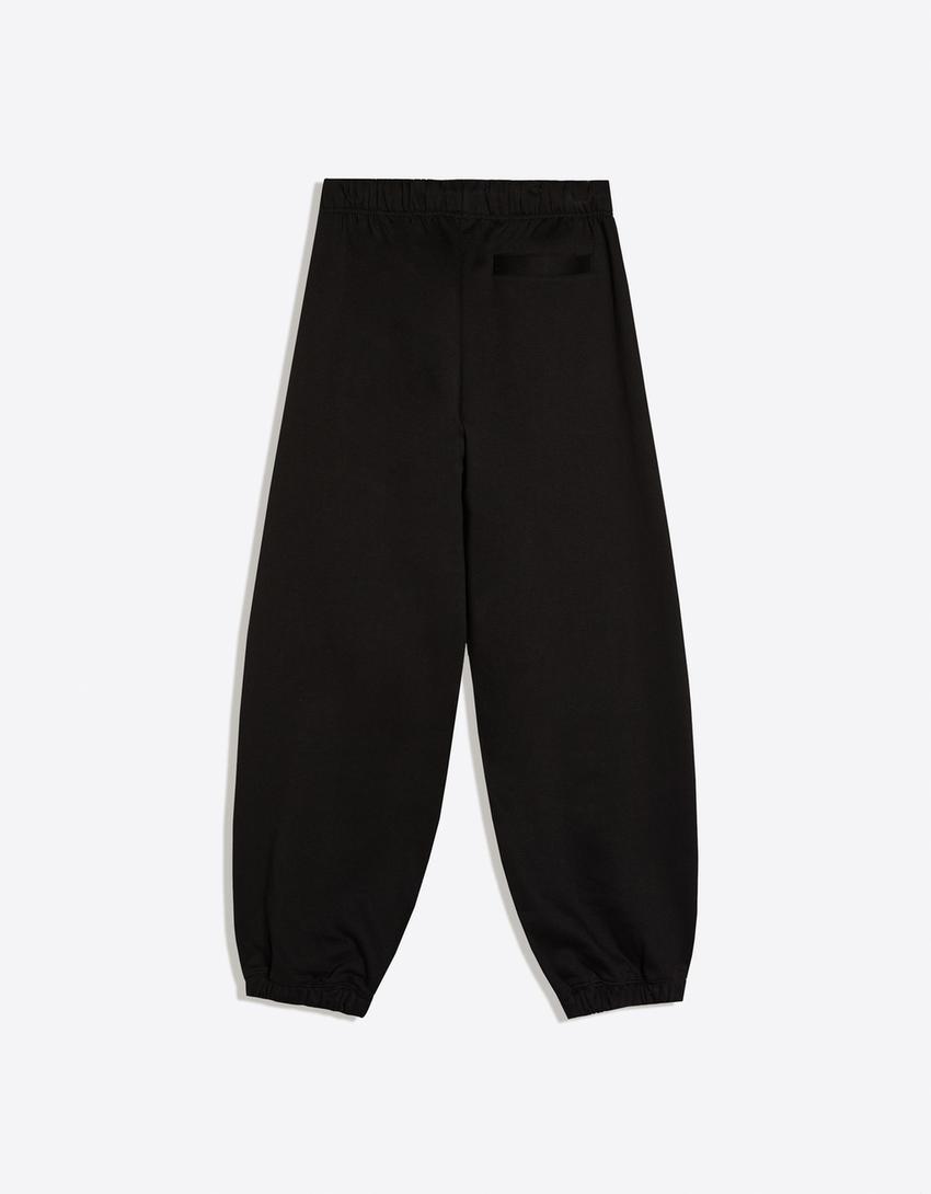 Spodnie typu jogger-Czarny
