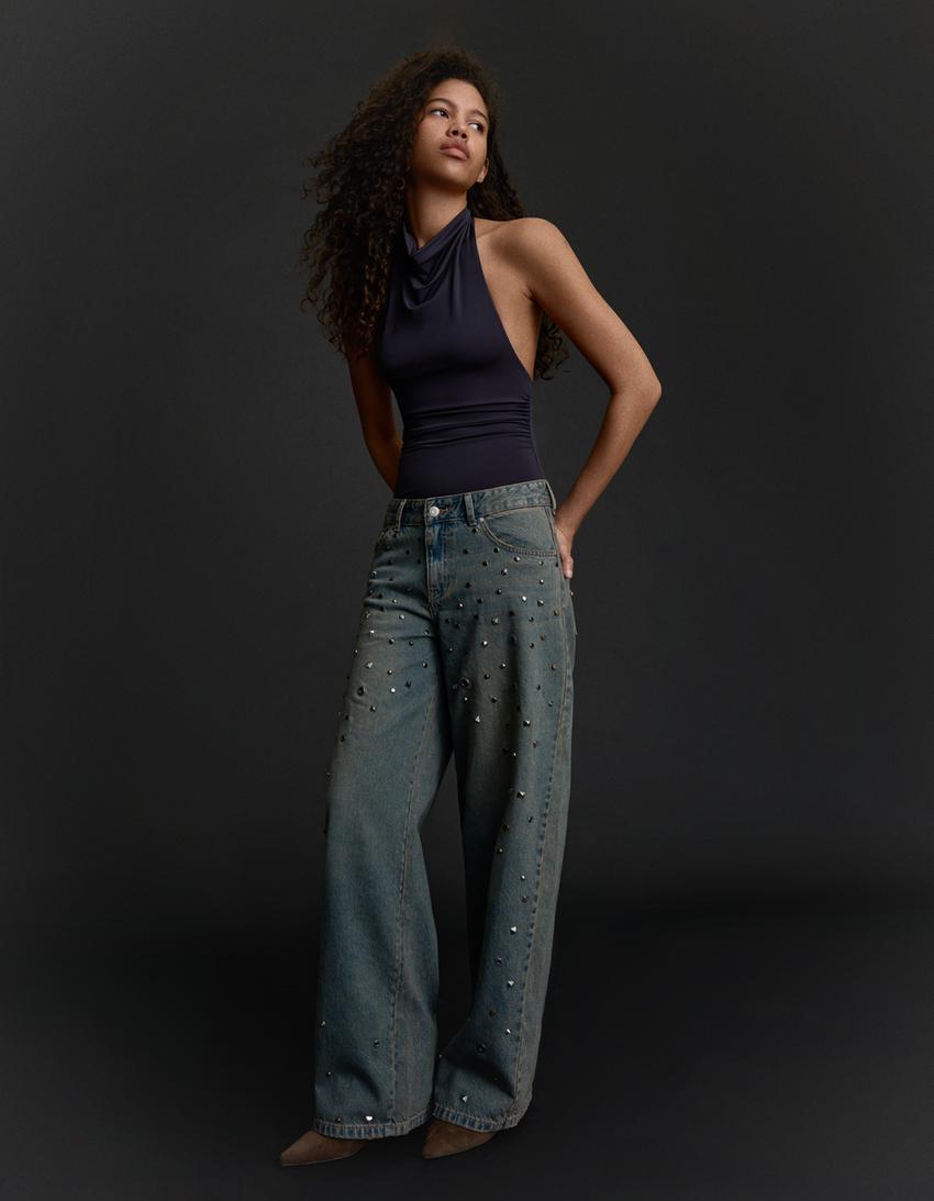 Neckholder-Body-Dunkelgrau