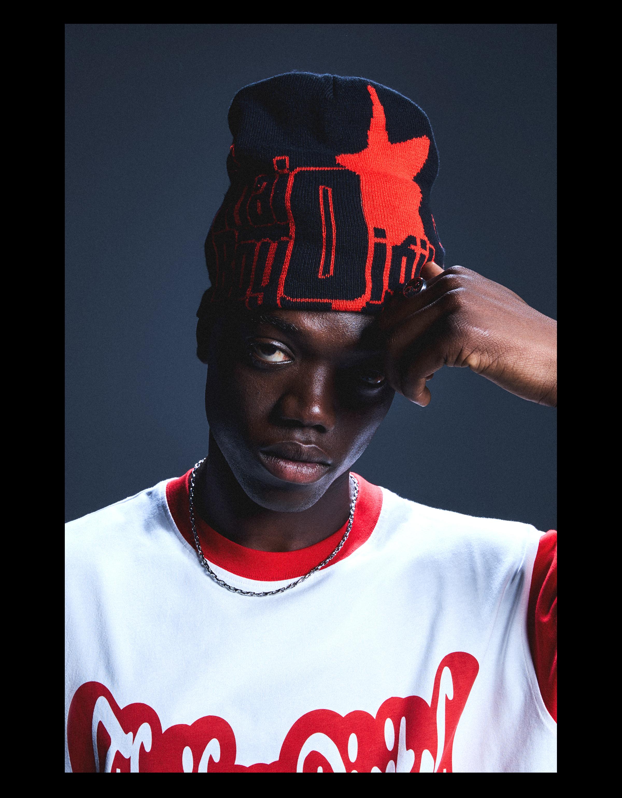 Knit beanie NTS X THAIBOY DIGITAL — Black