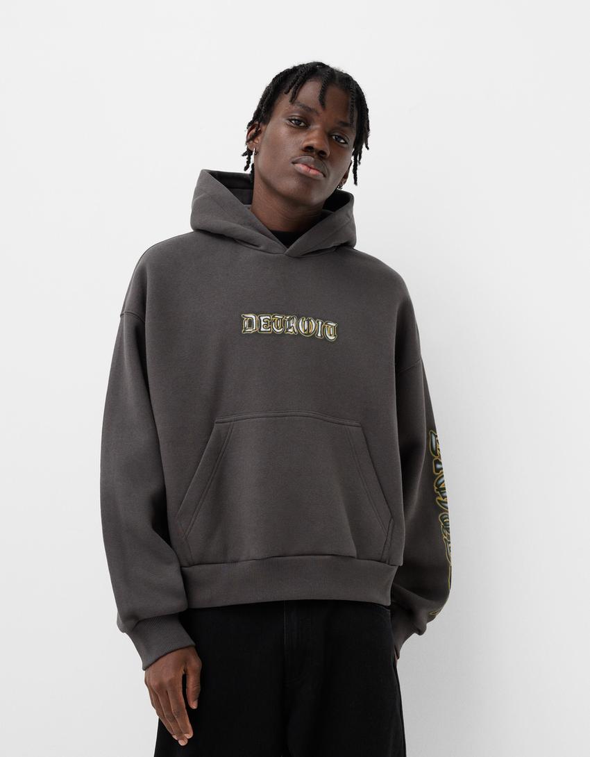 Sudadera Capucha Sudadera Oversize Bershka Sudadera Oversize