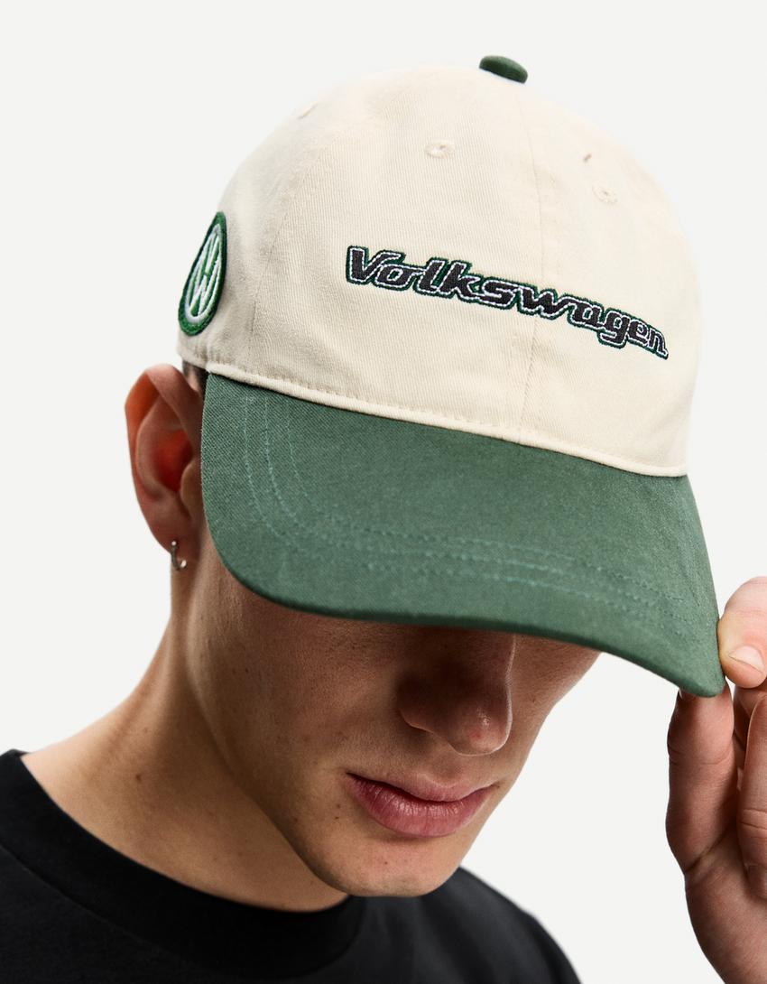 Czapka z haftem Volkswagen-Zielony-2