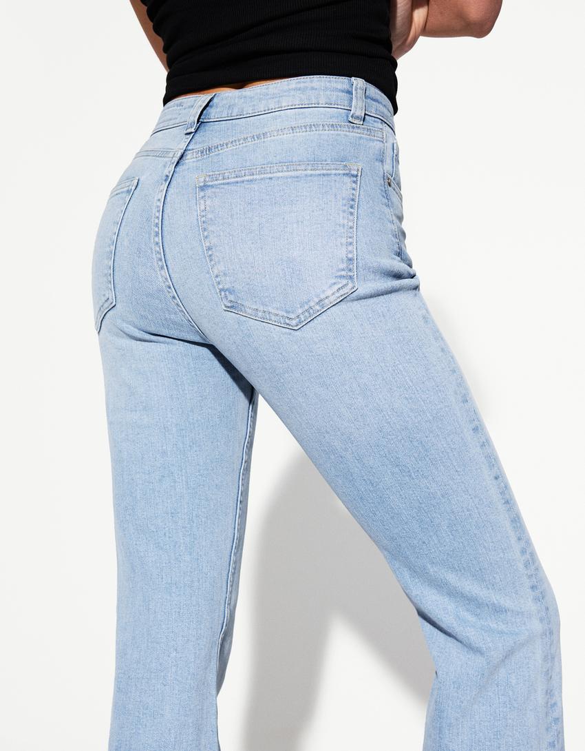 Jeans flare-Azul claro-2