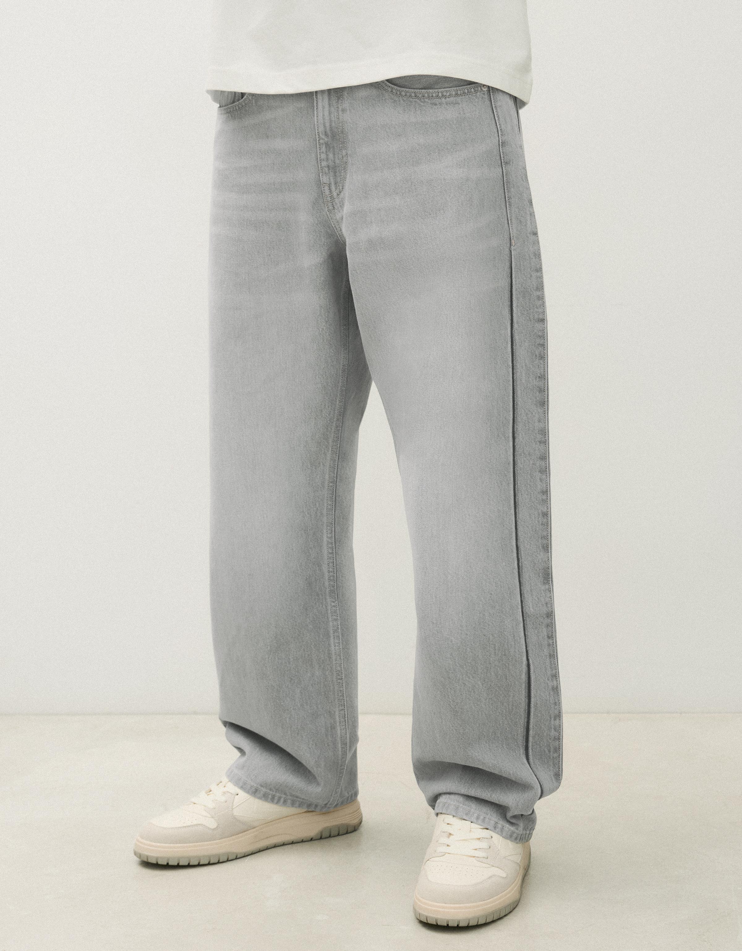 Loose fit jeans — Grey